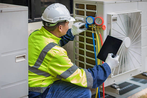 Professional Hvac Maintenance technician working in Ellsworth, WI